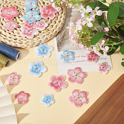 24Pcs 2Bags Flower Embroidery Sew on Cloth Patches&nbsp;PATC-CA0001-38