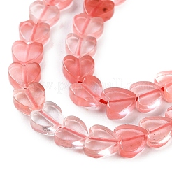 Cherry Quartz Glass Beads Strands&nbsp;G-M403-A18-02
