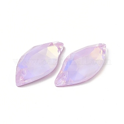 Mocha Effect Leaf Shape Sew on Rhinestone&nbsp;GLAA-A024-02