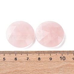 Natural Rose Quartz Pendants&nbsp;X-G-H331-01D