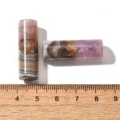 Natural Amethyst Lace Agate Pendants&nbsp;G-A244-08A