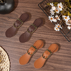 4Pcs 2 Colors Leather Toggle Buckles&nbsp;FIND-CL0001-85