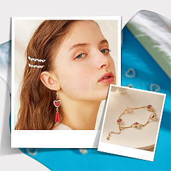 3 Bags 3 Colors CCB Plastic Bead Frames&nbsp;KY-AR0001-18