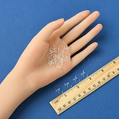 20Pcs 2 Styles Plastic Clip-on Earring Converters Findings&nbsp;KY-FS0001-27