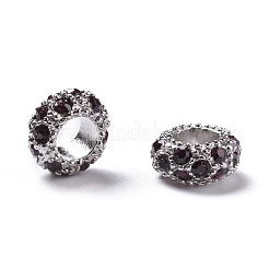 Alloy Rhinestone European Beads&nbsp;X-CPDL-H998-2