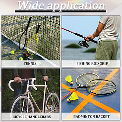 12Pcs 6 Colors PU Leather Badminton Racket Grip Tape&nbsp;AJEW-GF0013-59