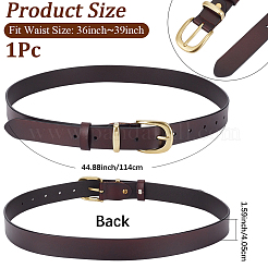 Cowhide Waist Belts&nbsp;AJEW-WH20070-229B