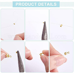 800Pcs 4 Style 304 Stainless Steel Spacer Beads&nbsp;STAS-UN0025-52