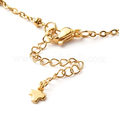 304 Stainless Steel Satellite Chains Necklace&nbsp;NJEW-JN03594-02