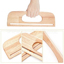 2Ppcs Wood Bag Handles&nbsp;WOOD-WR0001-04B
