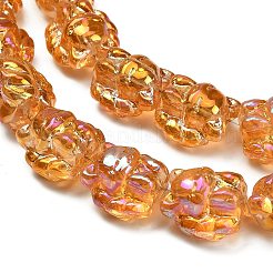 Electroplate Glass Bead Strands&nbsp;EGLA-H110-01HR-03