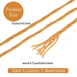 6-Ply Polyester Embroidery Floss&nbsp;OCOR-WH20074-01A-04