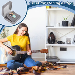 Flocking Plastic Badge Storage Box&nbsp;CON-WH0105-04B