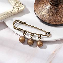 Brass Bell Charms Kilt Pins Brooch&nbsp;JEWB-BR00171