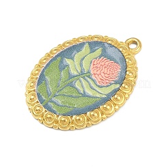 Printed 304 Stainless Steel Pendants&nbsp;STAS-P419-01G-01