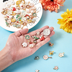 68pcs Alloy Enamel Pendants&nbsp;FIND-CD0001-22