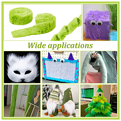 Artificial Wool Trimming&nbsp;DIY-WH0037-49A