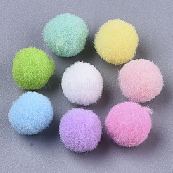 DIY Doll Craft Polyester High-elastic Pom Pom Ball&nbsp;X-AJEW-R093-02E-01