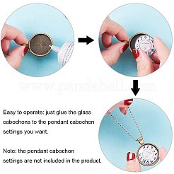 Printed Picture Glass Cabochons&nbsp;GGLA-PH0005-25mm-003