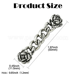 316 Stainless Steel Chain Extender&nbsp;DIY-CJC0006-32