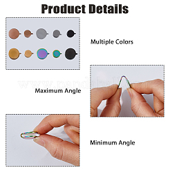 20Pcs 10 Styles 304 Stainless Steel Cuff Earrings&nbsp;EJEW-HS0001-35