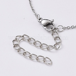 Cubic Zirconia Charms Necklaces&nbsp;NJEW-JN02686-01
