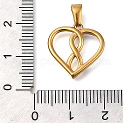 Ion Plating(IP) 304 Stainless Steel Pendants with Rhinestone&nbsp;STAS-Z113-12G-02