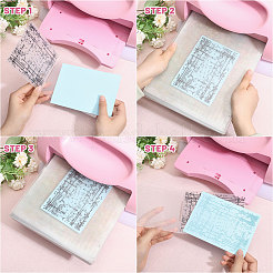 20Pcs 20 Styles Plastic Embossing Folder&nbsp;AJEW-GL0002-18