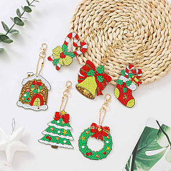 DIY Diamond Painting Keychain Kits&nbsp;DIY-SC0019-77