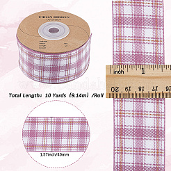 Tartan Design Polyester Ribbon&nbsp;OCOR-WH20012-38A