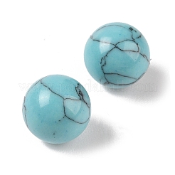 Synthetic Turquoise No Hole Sphere Beads&nbsp;G-K353-04A-12