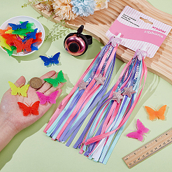 Imitation Leather & Polyester Bicyle Tassel Decorations&nbsp;AJEW-AR0005-12