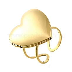 304 Stainless Steel Box Cuff Rings for Women&nbsp;RJEW-M074-02B-G