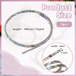 Plastic Guitar Edging Strips&nbsp;OCOR-WH0077-135B