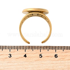304 Stainless Steel Cuff Ring Components&nbsp;X-STAS-V012-01D-G