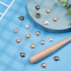 180Pcs 6 Colors Alloy Charms&nbsp;PALLOY-PH0002-13