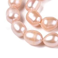 Natural Cultured Freshwater Pearl Beads Strands&nbsp;PEAR-Q003-7mm-03
