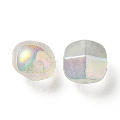 UV Plating Luminous Transparent Acrylic Beads&nbsp;OACR-P010-01B
