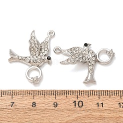 Alloy Rhinestone Pendants&nbsp;RB-CBAA987-16P