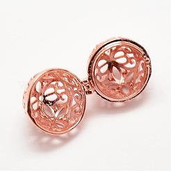 Brass Diffuser Locket Pendants&nbsp;KK-P100-40-RS