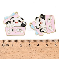 Alloy Enamel Pendants&nbsp;ENAM-G229-03G-03