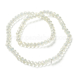 Electroplate Transparent Glass Beads Strands&nbsp;EGLA-A034-T6mm-T16