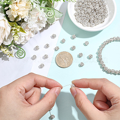 120Pcs Brass Rhinestone Beads&nbsp;KK-PA0001-26S