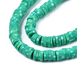 Handmade Polymer Clay Beads Strands&nbsp;CLAY-N008-010F