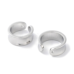 Rack Plating Brass Cuff Ring&nbsp;LS-EJEW-C081-11P