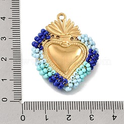 304 Stainless Steel Pendants&nbsp;STAS-E549-04G-09