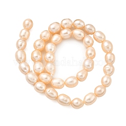 Natural Cultured Freshwater Pearl Beads Strands&nbsp;PEAR-I007-01F-07B