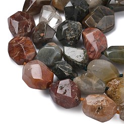 Natural Green Lodolite Quartz Beads Strands&nbsp;G-L650-N01-01