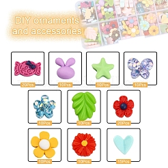 10 Style Opaque Resin Cabochons&nbsp;RESI-YW0001-12
