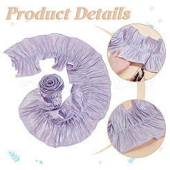 Polyester Ruffled Ribbon&nbsp;DIY-WH0632-77B